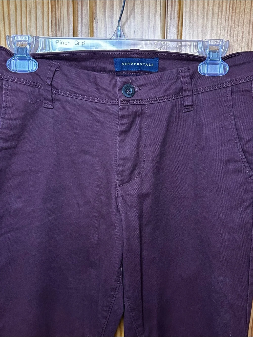 Aeropostale Men’s Plum/Burgundy Chino Pants